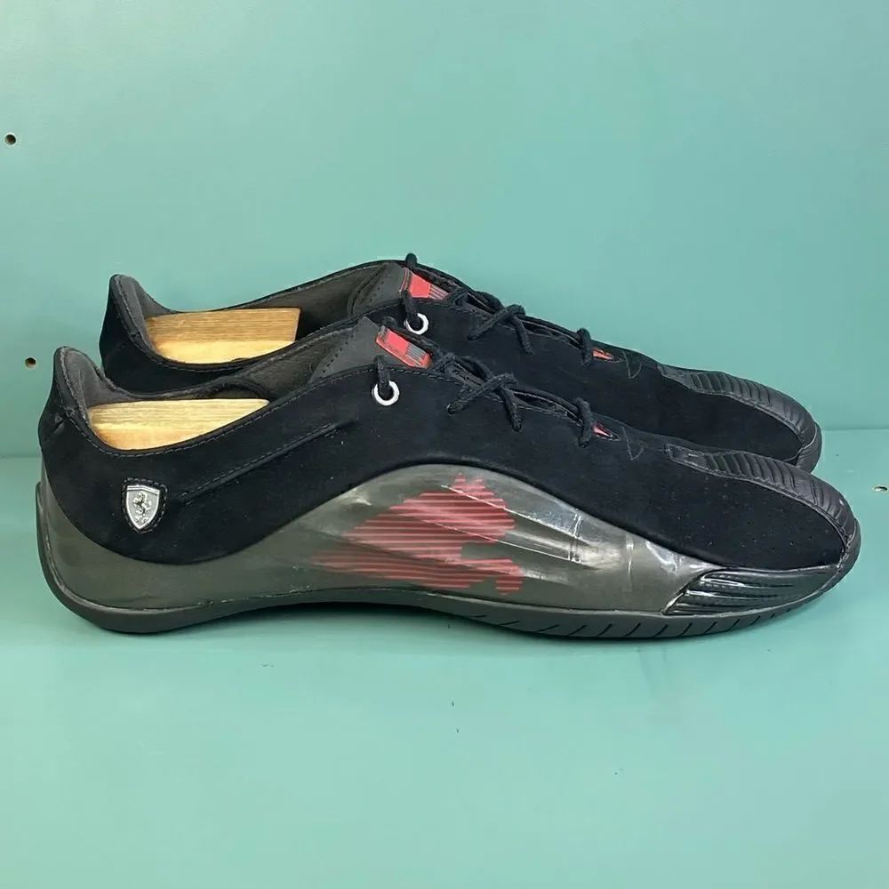 Puma Kraftek SF Black/Red Ferrari Mens Fashion Sneakers Shoes size 11.5